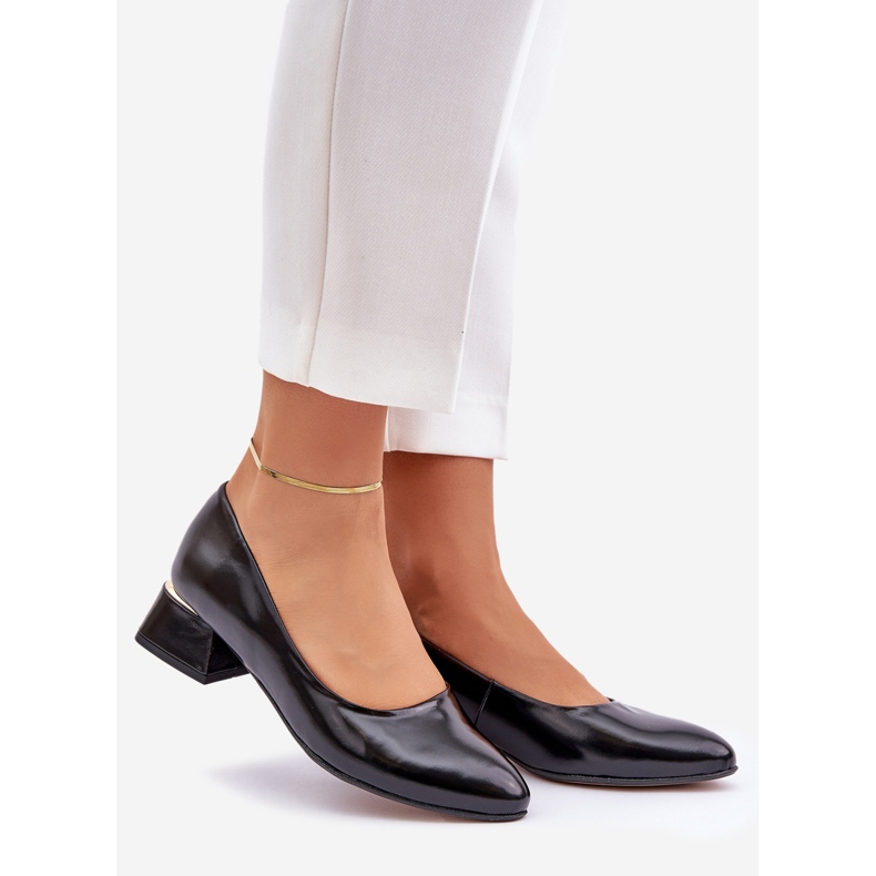 Lewski Shoes Leather pumps Lewski 3118 with gloss black 1 Lewski Shoes Leather pumps Lewski 3118 with gloss black 1