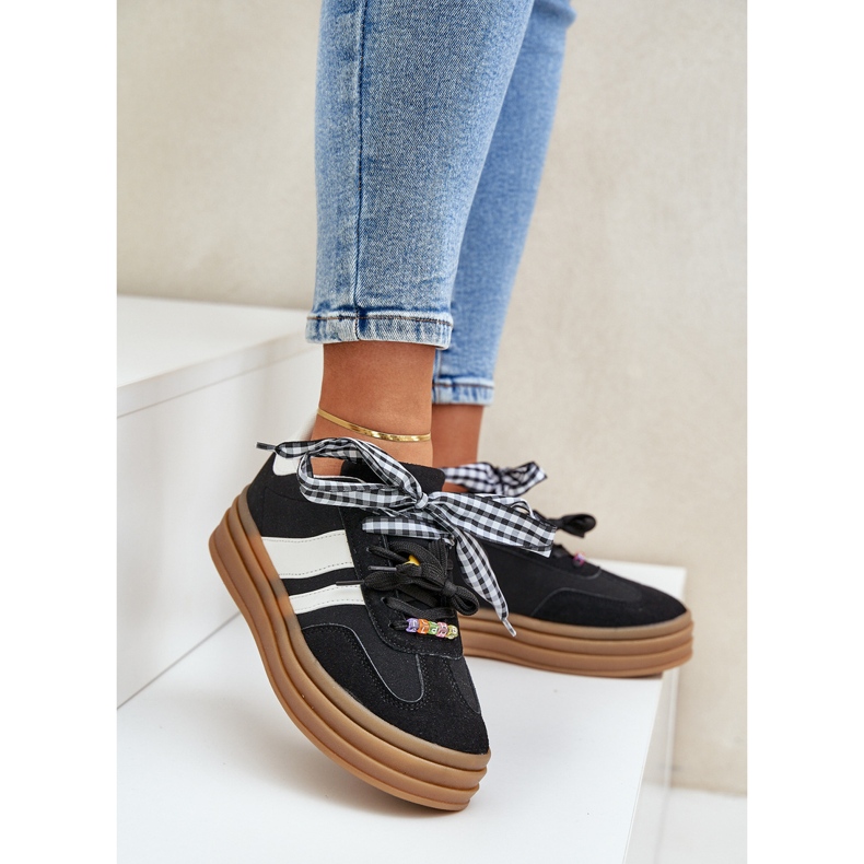 Women's sneakers with black pins 2