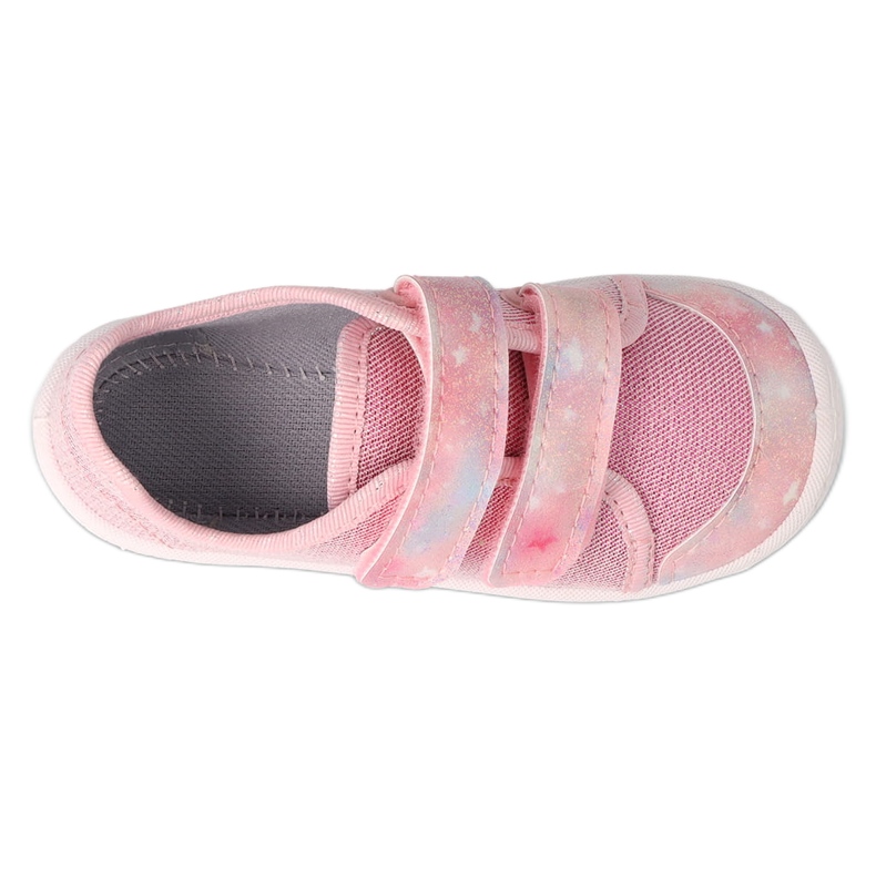 Befado children's slippers with Velcro 908P001 pink 3 Befado children's slippers with Velcro 908P001 pink 3