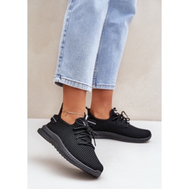 Women's branched women's sports shoes black 2