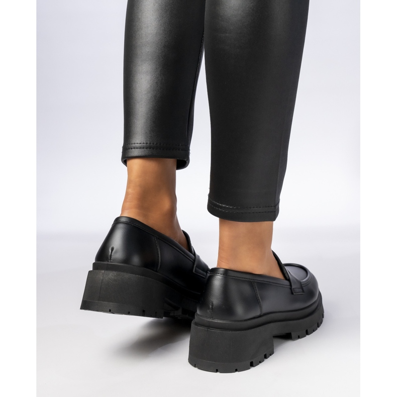 Women's black loafers 2