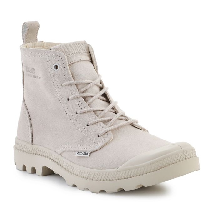 Palladium Pampa Hi Skin U 74379-155-M White Cap Gray shoes beige 2 Palladium Pampa Hi Skin U 74379-155-M White Cap Gray shoes beige 2