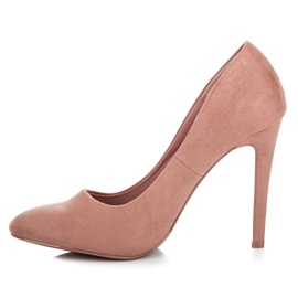 Vinceza Suede heels pink 1
