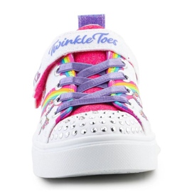 Skechers Twinkle Toes S Lights Twinkle Sparks Jumpin Clouds shoes 314809L-WMLT multicolored 7