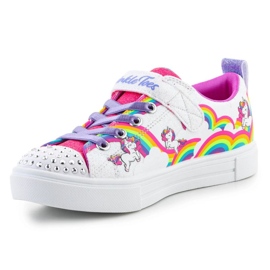 Skechers Twinkle Toes S Lights Twinkle Sparks Jumpin Clouds shoes 314809L-WMLT multicolored 8