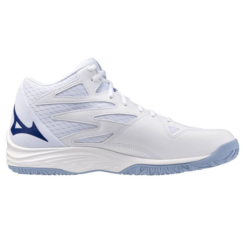 Mizuno Thunder Blade shoes with mid v1ga237597 white 1