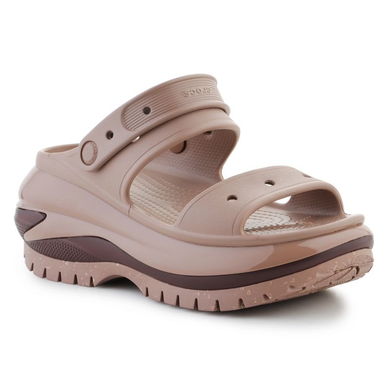 Crocs Mega Crush Sandal Brown Flip-Flops – Fashionable Shoes display picture 3