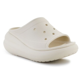 Crocs Crush Slide 208731-2Y2 flip flops white 2 Crocs Crush Slide 208731-2Y2 flip flops white 2