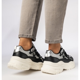 Women's black sports sneakers 2 Women's black sports sneakers 2