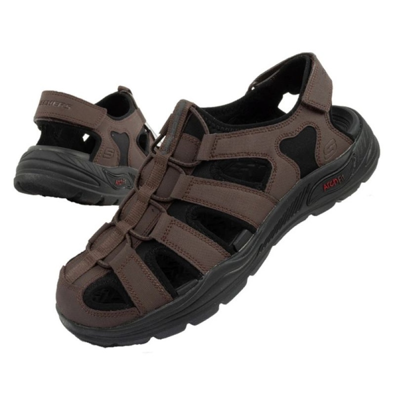 Skechers Arch Fit 204348/CHOC sandals brown 2 Skechers Arch Fit 204348/CHOC sandals brown 2