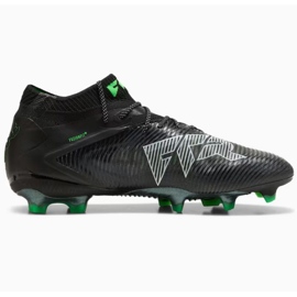 Puma Future 8 Ultimate FG 108138-02 Black shoes with a sock 1