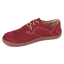 Olivier Barefoot women's minimalist leather shoes 1082 bordo nubuk red 2 Olivier Barefoot women's minimalist leather shoes 1082 bordo nubuk red 2