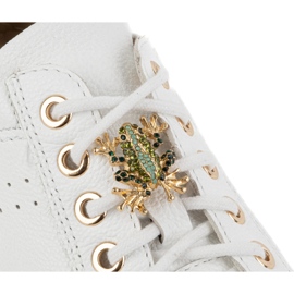 Olivier Women's leather shoes sneakers 1279 white 2