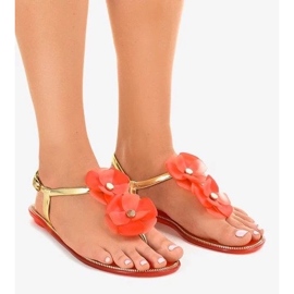 Patent beige pointed-toe pumps with a low heel 1