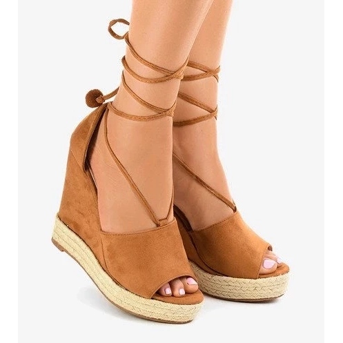 Beige loafers on the platform and beige women's loafers 2