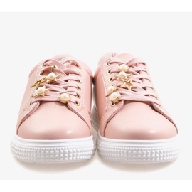 Brown sandals with Velcro on a flat sole 1