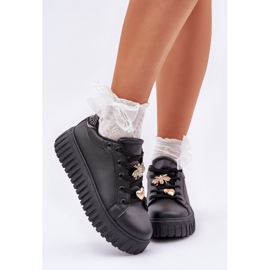 Women's sneakers with black pins 2