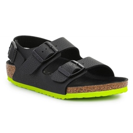 Sandals Birkenstock Milano Kinder 1022129 Desert Soil Black Lime 1 Sandals Birkenstock Milano Kinder 1022129 Desert Soil Black Lime 1