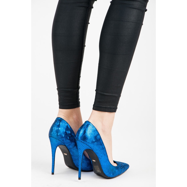 Vices Snake print pins blue 2