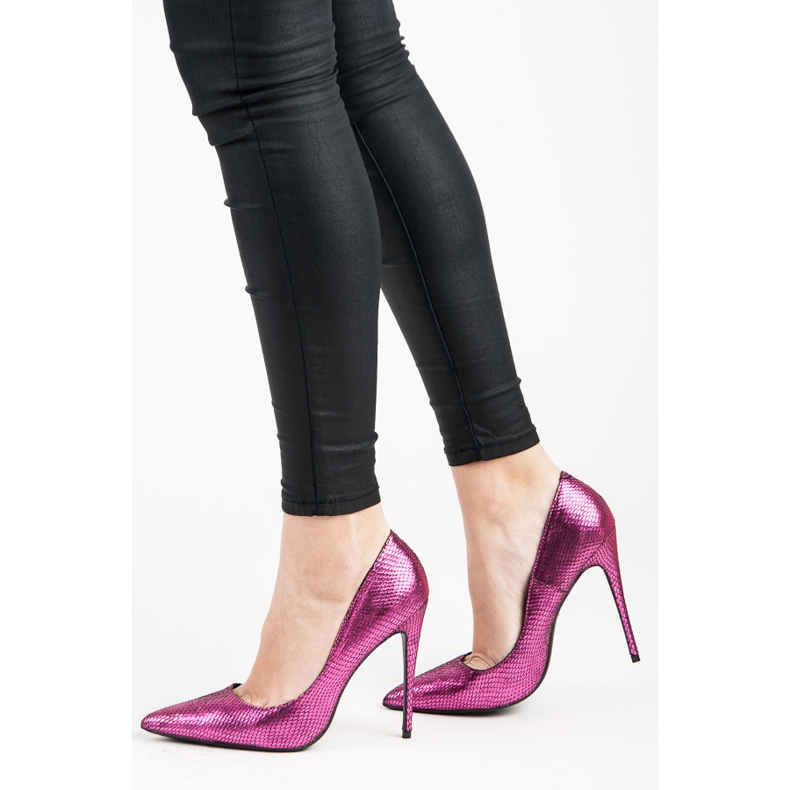 Vices Snake print pins violet 1