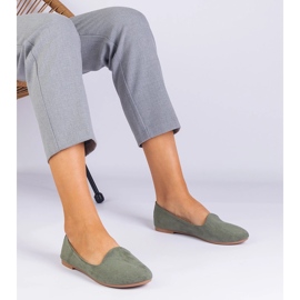 Green classic ballerinas from Ekozamsz 1 Green classic ballerinas from Ekozamsz 1