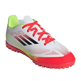 Adidas F50 Club TF IE3732 white football shoes 1 Adidas F50 Club TF IE3732 white football shoes 1