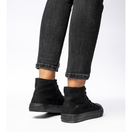 Classic black women's sneakers 2