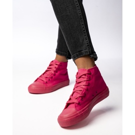 Classic pink women's sneakers 1
