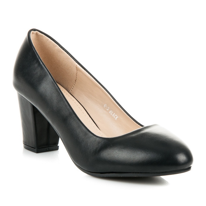 Pumps on the post black 1