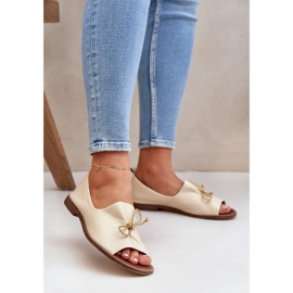 Zazoo 2660 Leather Ballerinas Women's light beige 2 Zazoo 2660 Leather Ballerinas Women's light beige 2