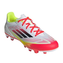 Adidas F50 Club FG/MG IE1243 white football shoes 1