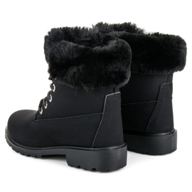 Queen Vivi Black trappers with fur 1