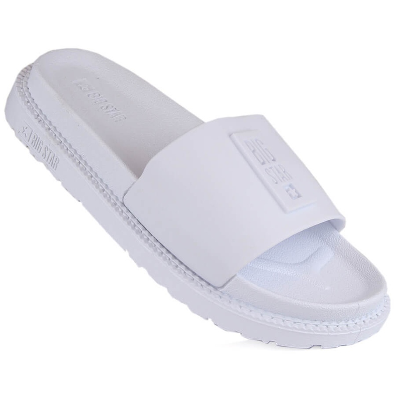 Women's Big Star Slippers LL274428 White 6