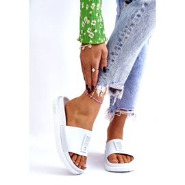 Women's Big Star Slippers LL274428 White 2