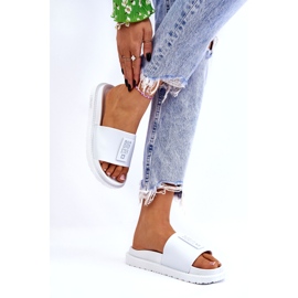 Women's Big Star Slippers LL274428 White 3