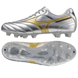 Mizuno Morelia II Club FG P1GA251604 football shoes silver 1 Mizuno Morelia II Club FG P1GA251604 football shoes silver 1