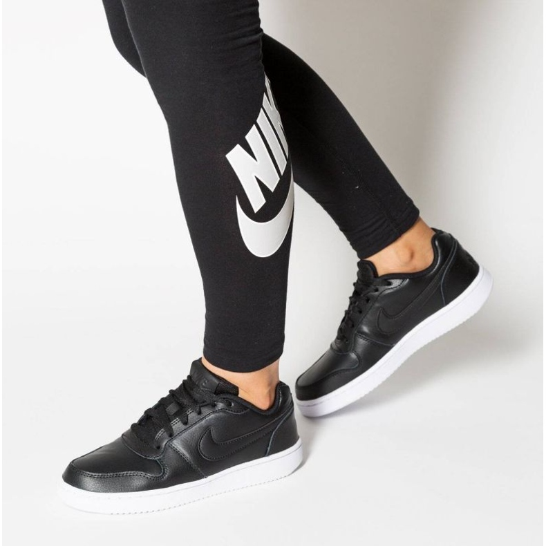 Nike Ebernon Low in AQ1779-001 shoes black 1