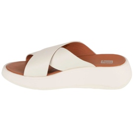 Fitflop F-Mode Flatform FW5-477 shoes white 1 Fitflop F-Mode Flatform FW5-477 shoes white 1