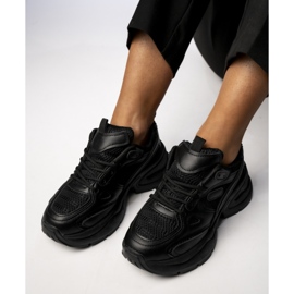 Women's black sports sneakers 1 Women's black sports sneakers 1