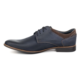 Olivier 263GT shoes, navy formal leather blue 1