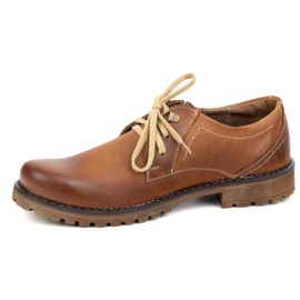 Men's leather shoes olivier 312gt brown 1