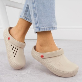 Women's clogs big star ii275012 beige 2 Women's clogs big star ii275012 beige 2