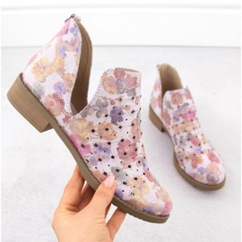 M.Daszyński M. Daszyński boots SA62-102 Openwork purple 1