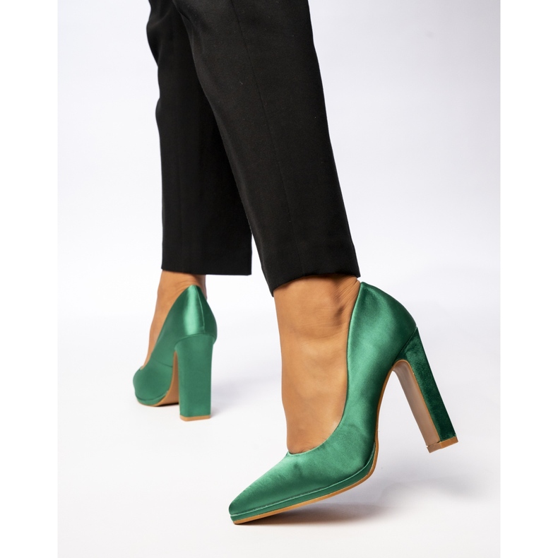 Women's lavana green pumps 1 Women's lavana green pumps 1