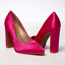 Women's lavana fuchsia pumps 2