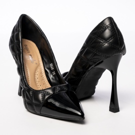 Women's Veronique Black pumps 2