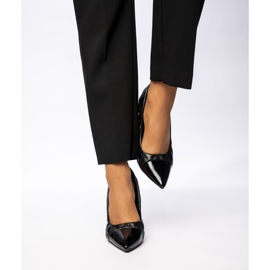 Women's Veronique Black pumps 1