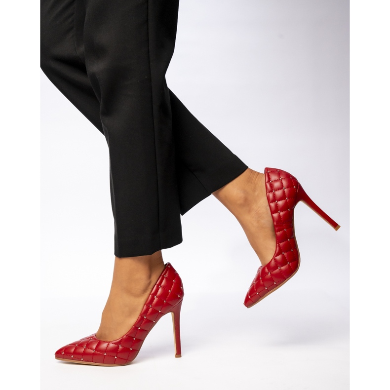 Women's Lumor Red high heels 1