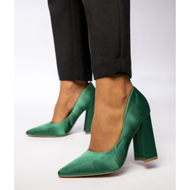 Women's lime pumps Green 2