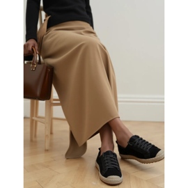 Women's Espadrilles Noir Lace Black 1